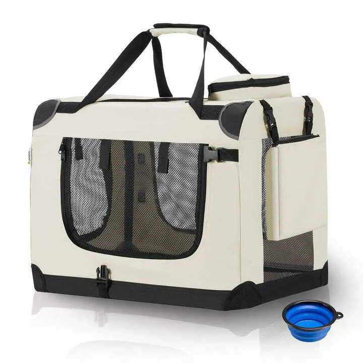 B-Ware Hundebox Auto faltbar Lassie Transportbox Tragegriff Liegedecke S kleine Hunde