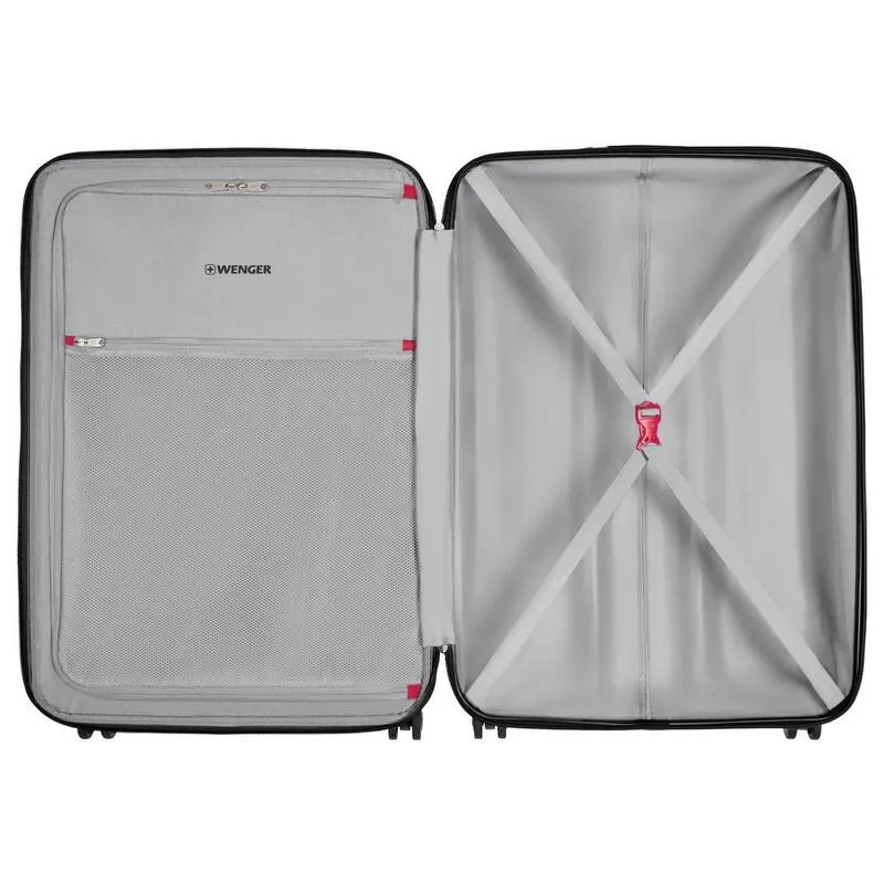 B-Ware Wenger Schalenkoffer Trolley Prymo Large Schwarz Reisekoffer mit Zahlenschloss