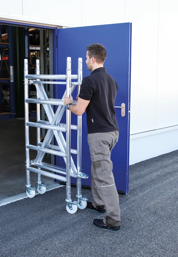 Rollgerüst zum einklappen aus Aluminium