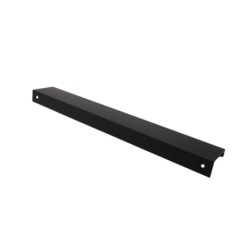 Griffleiste Kantengriff 256mm (276mm Gesamtlänge) - Schwarz