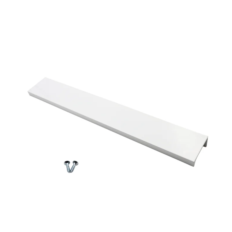 Griffleiste Kantengriff 256mm (276mm Gesamtlänge) - Weiss