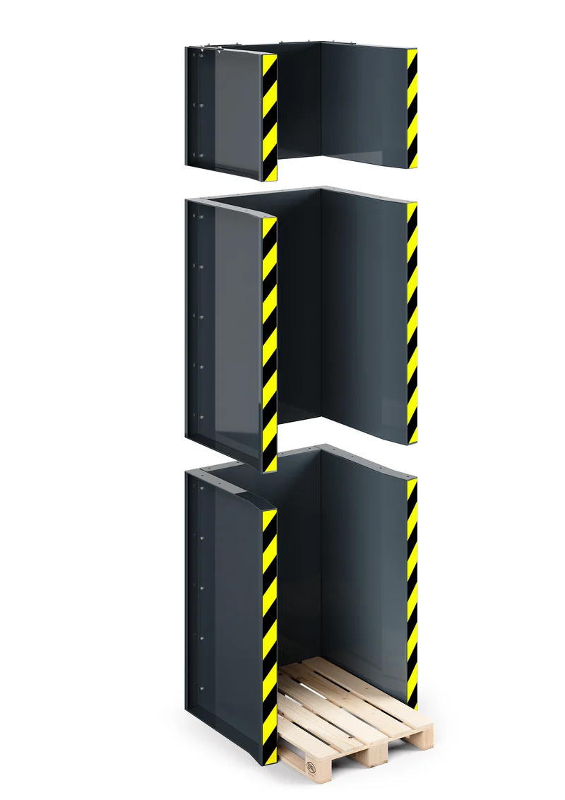 Paletten Stapelstation BxTxH 1020x945x1425 mm | 10 Europlatten