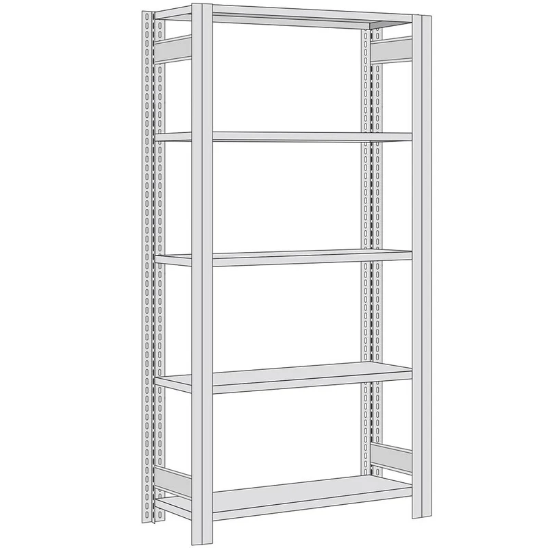Ordnungs-Grundregal 200x100x30 cm Fachlast 150 kg Feldlast 2000 kg (ohne Regalkästen)