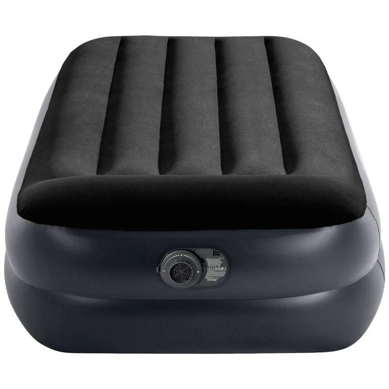 B-Ware Intex Luftbett DuraBeam PillowRestRaised 191x99cm schwarz mit Elektropumpe 42cm