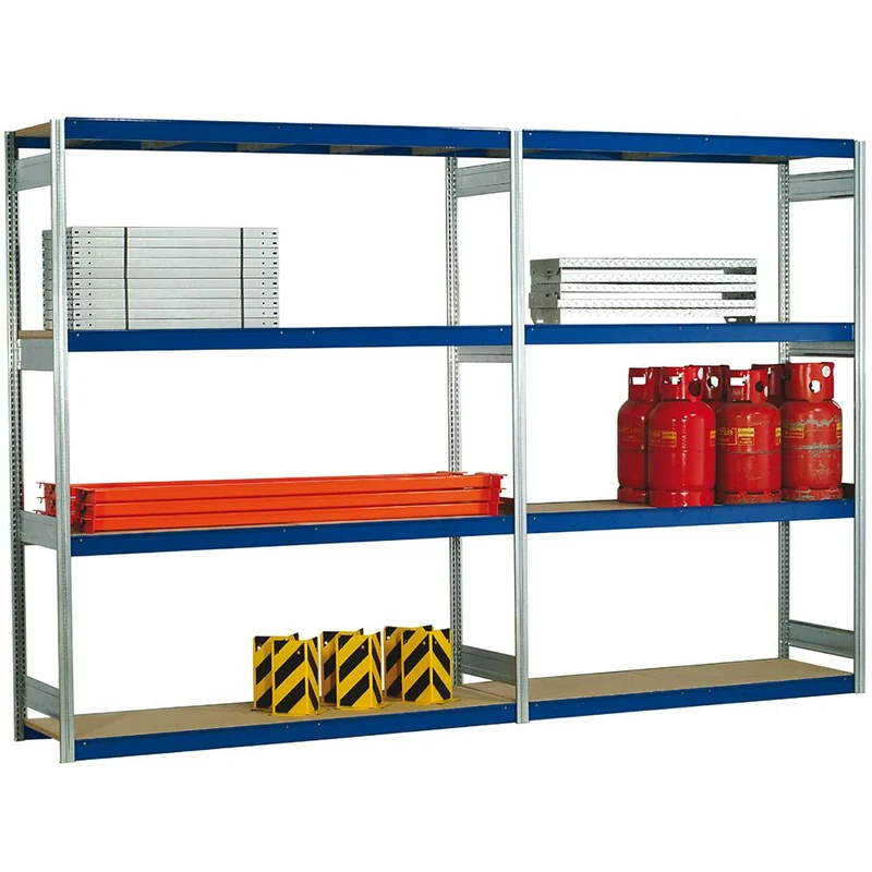 Weitspannregal Grundregal mit Holzpaneel Fachlast 400 kg
