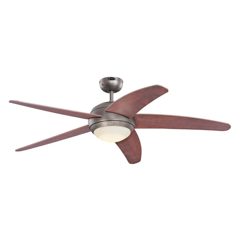 B-Ware Westinghouse Deckenventilator Bendan Holz leise mit Fernbedienung LED Licht