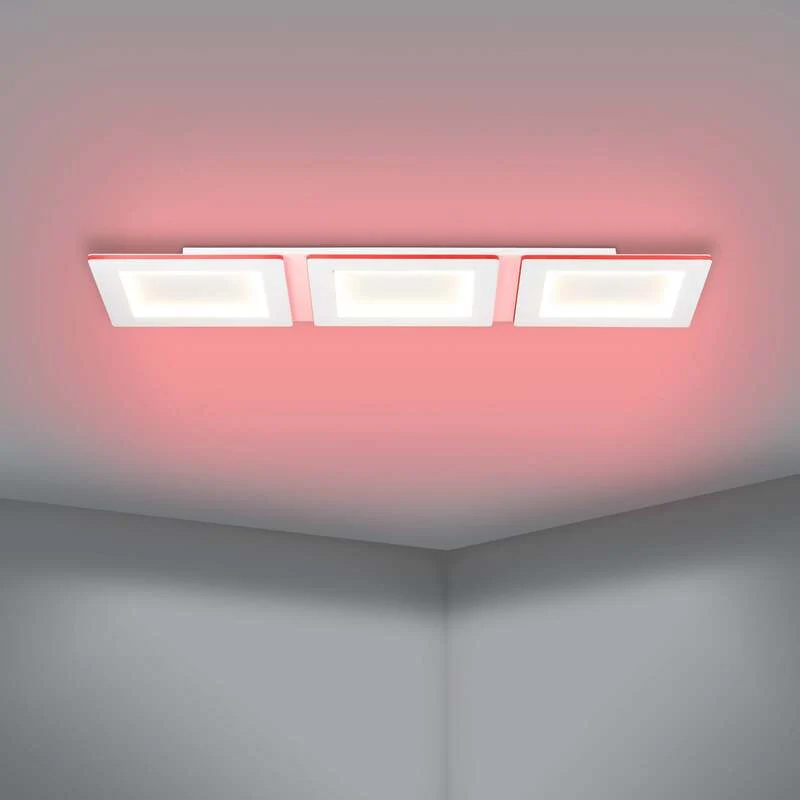 B-Ware EGLO Deckenleuchte Deckenlampe LED weiß Stahl connect Padrogiano App steuer69