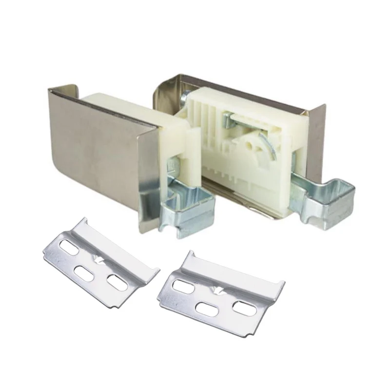 Verstellbare Schrankhalterung L+R - 3D Premium - Satin