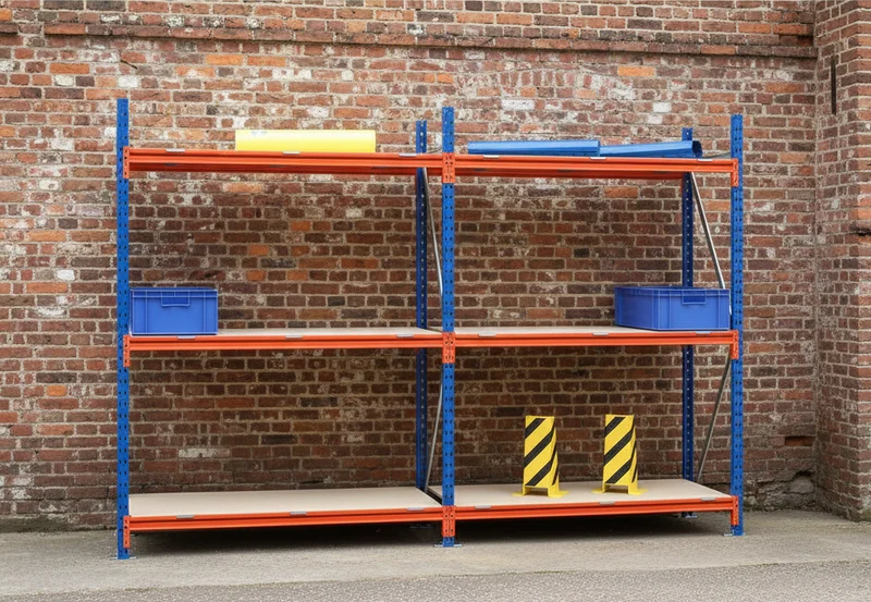 Weitspannregal Grundregal mit Holzeinlage Fachlast 975 kg