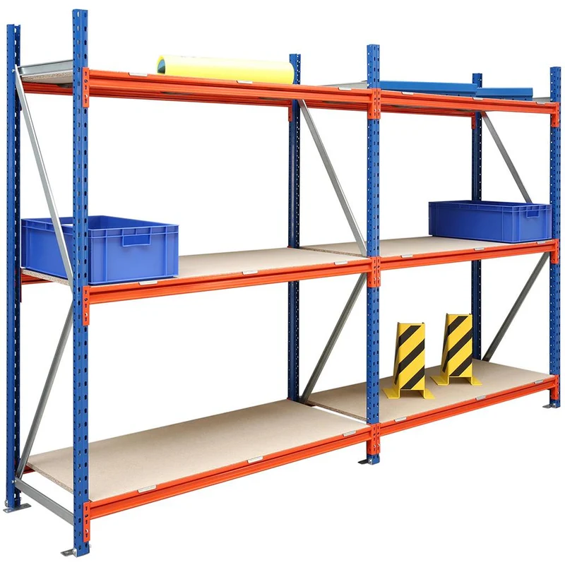 Weitspannregal Grundregal mit Holzeinlage Fachlast 975 kg