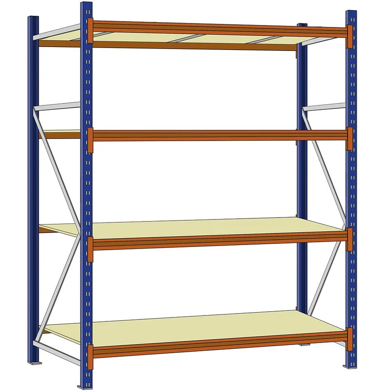 Weitspannregal Grundregal mit Holzeinlage Fachlast 975 kg
