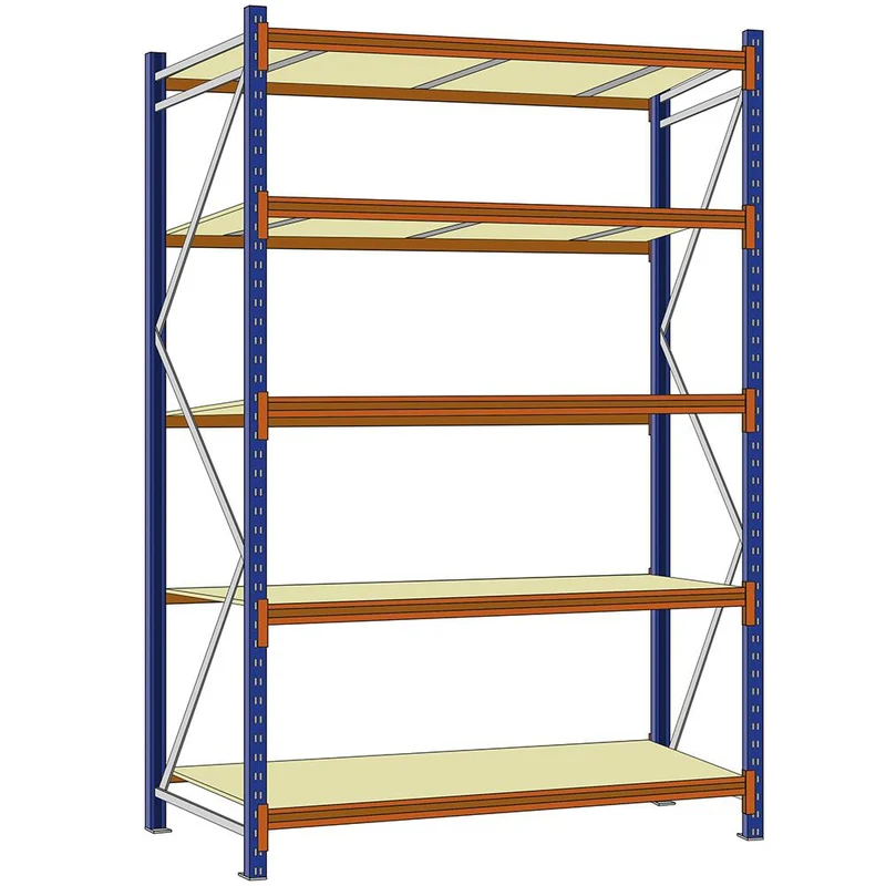 Weitspannregal Grundregal mit Holzeinlage Fachlast 975 kg