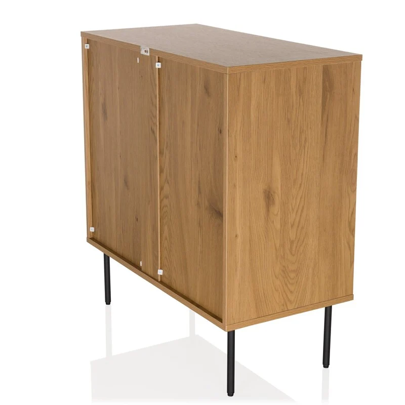 B-Ware hjh LIVING Kommode LINNO K Schubladenkommode Sideboard Aufbewahrung modern grau
