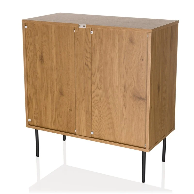 B-Ware hjh LIVING Kommode LINNO K Schubladenkommode Sideboard Aufbewahrung modern grau
