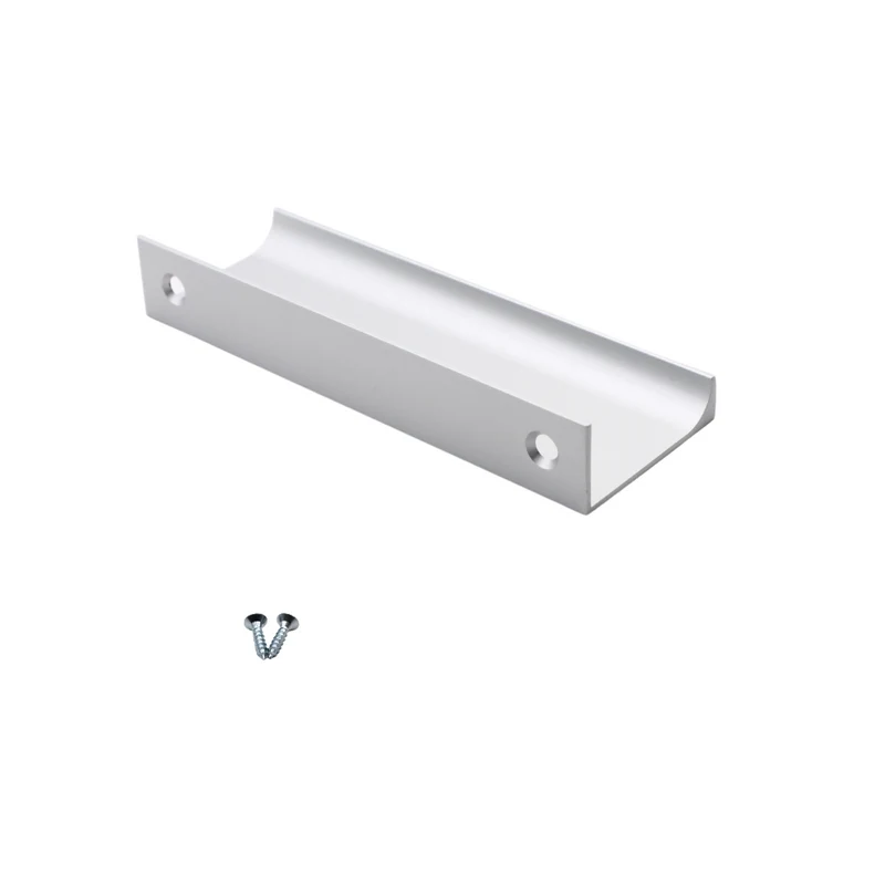 Griffleiste Kantengriff 96mm (116mm Gesamtlänge) - Aluminium