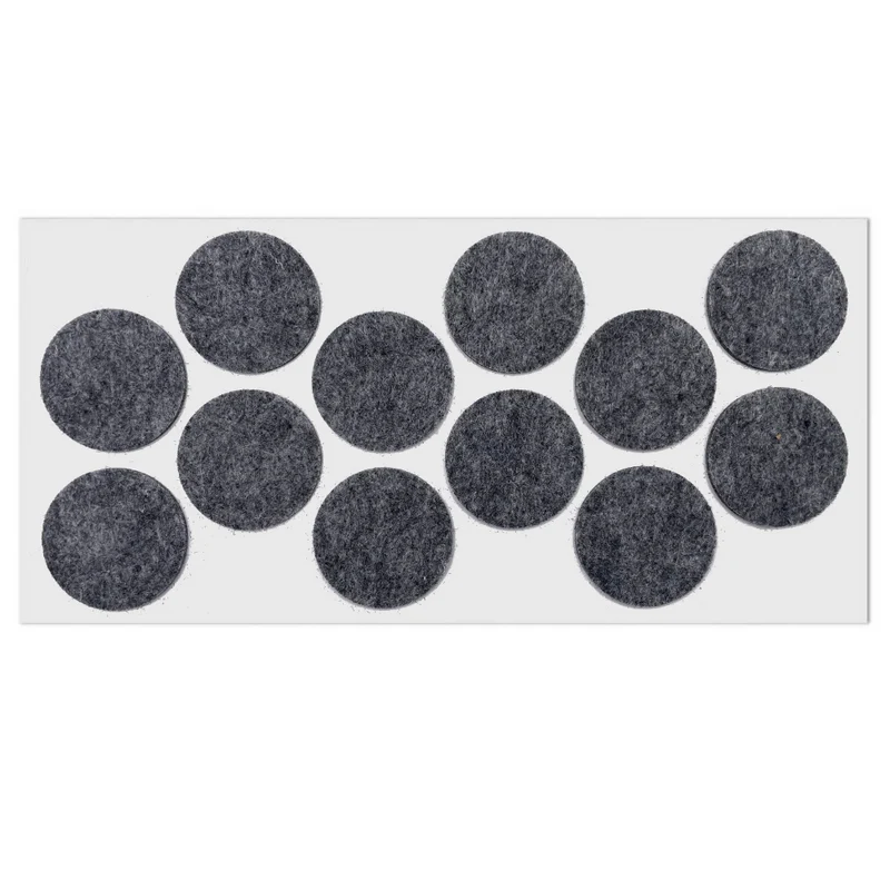 Selbstklebendes Filzpad Ø40mm Grau