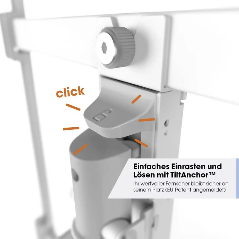 B-Ware Vogel's TV-Wandhalterung Schwenkbar Neigbar für 32-65 Zoll Fernseher weiß 25kg