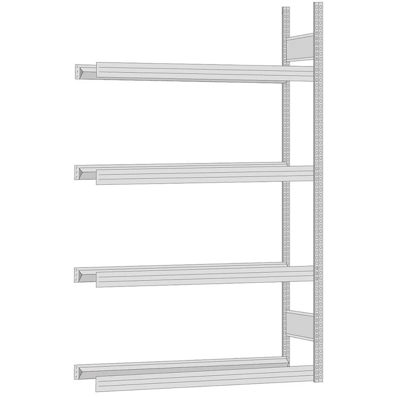 Felgenregal Anbauregal | Stecksystem verzinkt - Fachlast 250 kg, Feldlast 2000 kg