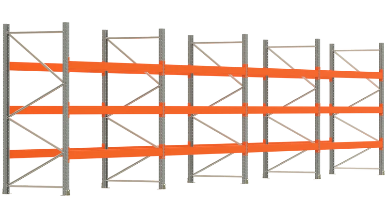 ARTUS Palettenregal-SET L 250x11.225x110 cm Fachlast 3.000 kg
