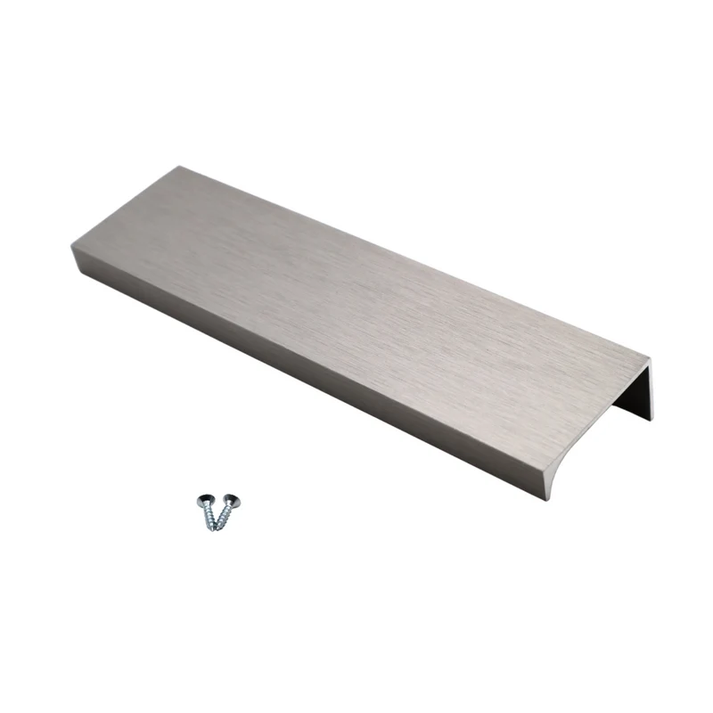 Griffleiste Kantengriff 128mm (148mm Gesamtlänge) - Gebürsteter Edelstahl