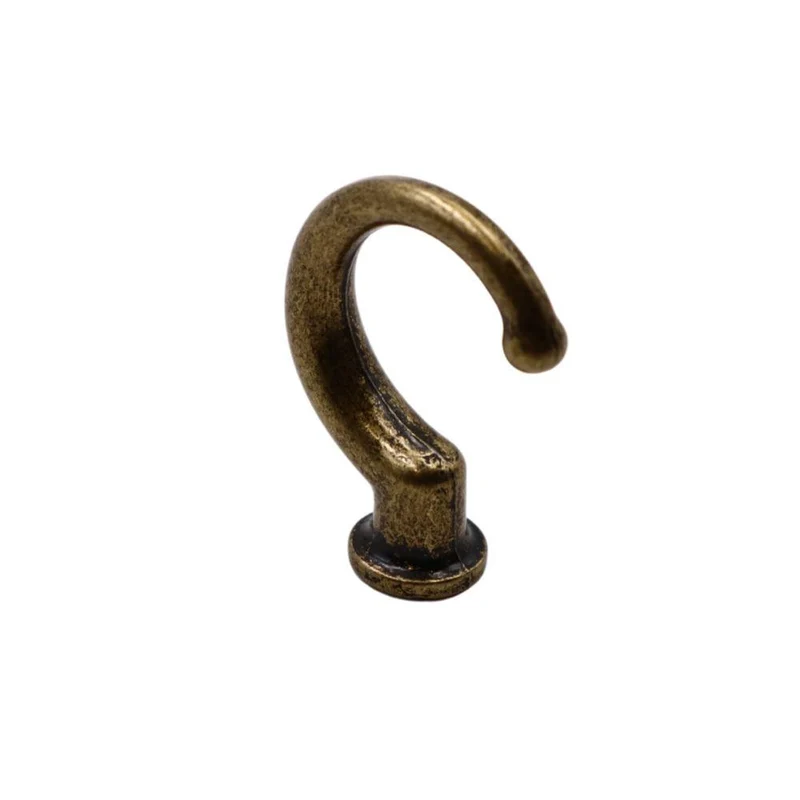 Einzelner Kleiderhaken - Antik Gold