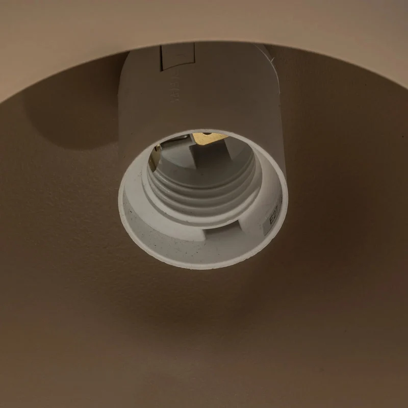B-Ware Hängelampe Sool LED Pendelleuchte dimmbar beige matt 3-flammig Metall E27 65cm