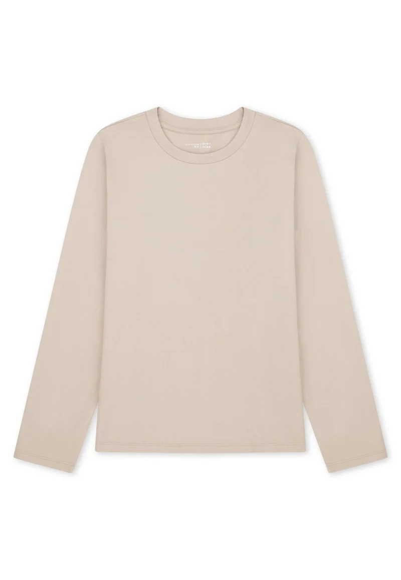 Shirt langarm Rundhals