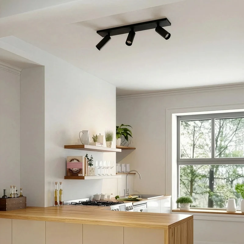B-Ware Arcchio Deckenstrahler Brinja Slim LED Strahler dimmbar schwarz 3-flg GU10 MR11