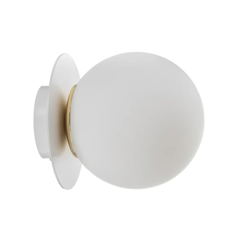 B-Ware Euluna Wandleuchte Minerva K1 LED Wandlampe dimmbar Lampe weiß Ø15cm 18cm tief