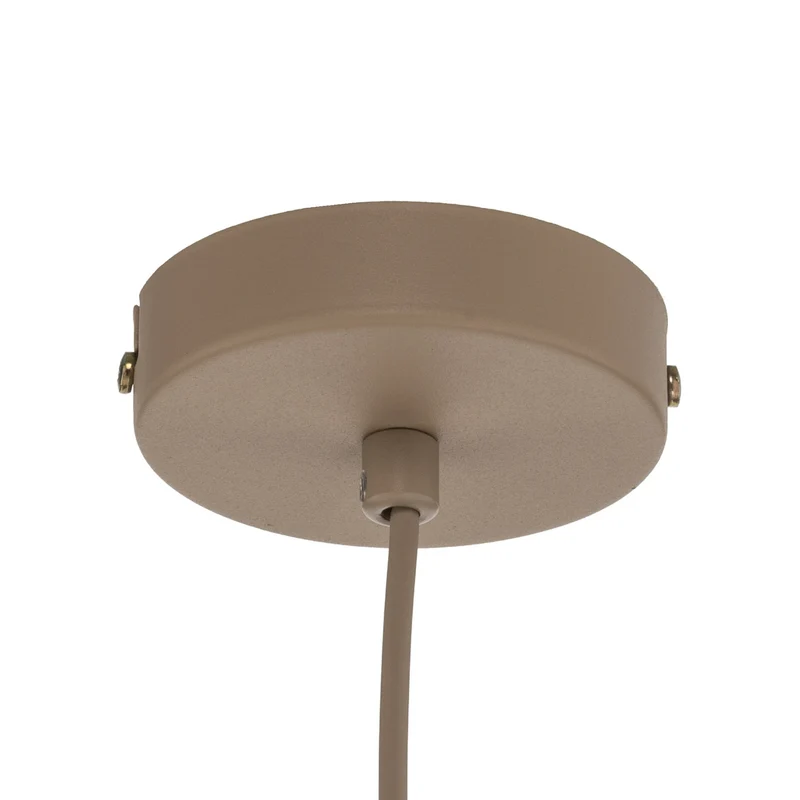 B-Ware Hängeleuchte Sool LED Pendelleuchte dimmbar beige matt Stahl Ø15cm 1-flammig