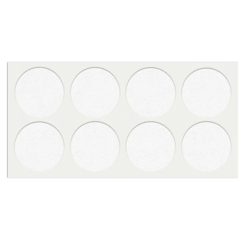 Selbstklebendes Filzpad Ø50mm Weiß