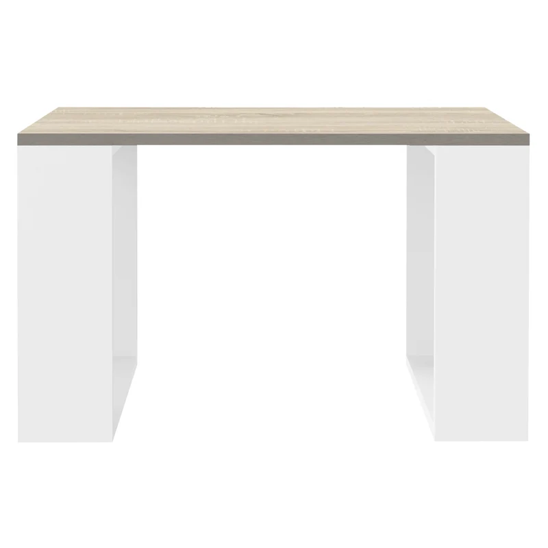 B-Ware Couchtisch 65x65x40 cm Eiche-Optik/Weiß ML-Design