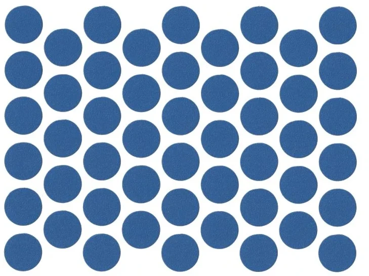 Schraubabdeckkappen Selbstklebend - Blau 14mm