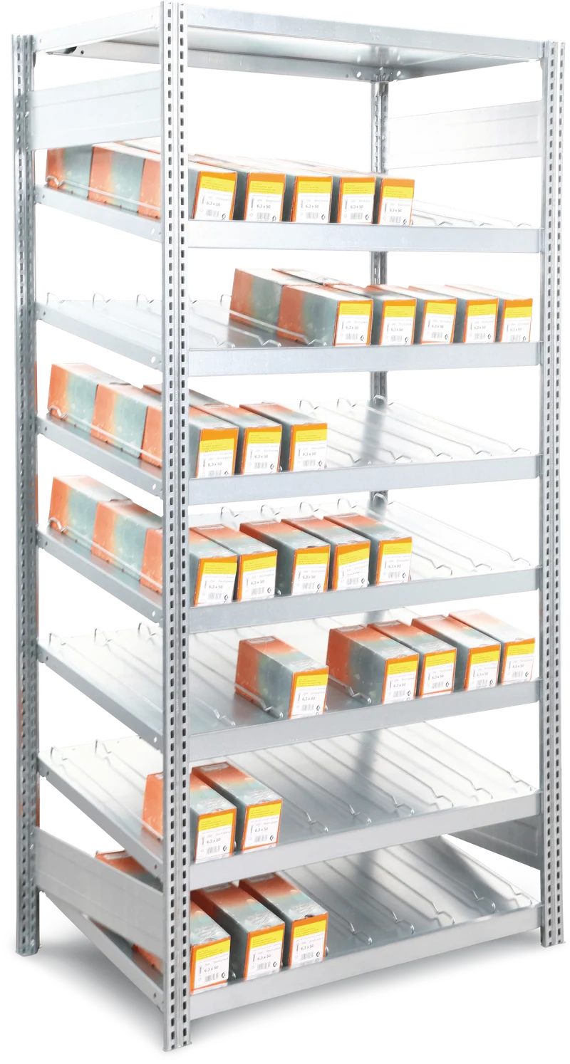 Kanban-Schrägboden 100x80 cm Fachlast 250 kg