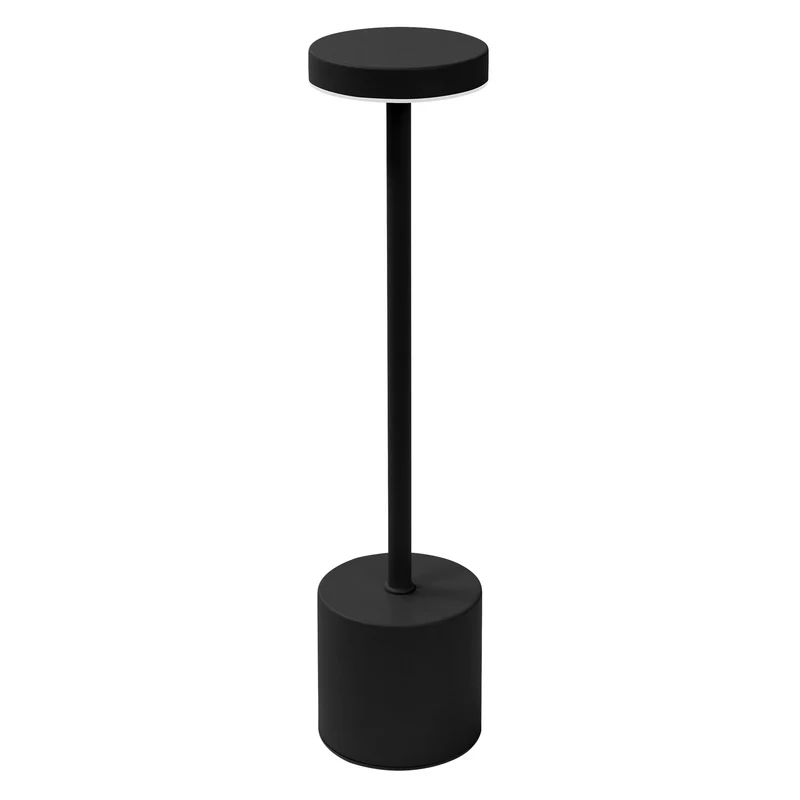 ML-Design | LED Tischlampe kabellos mit Touch, Akku & USB-C, Ø8x34,5cm, Tischleuchte Schreibtischlampe Leselampe LED Lampe