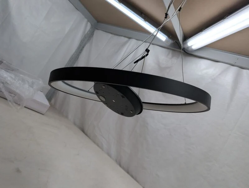 B-Ware Deko Light Pendelleuchte Hängeleuchte Sculptoris LED dimmbar warmweiß schwarz