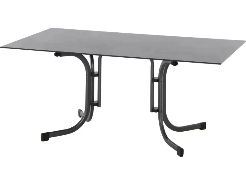 B-Ware Siena Garden Klapptisch Sola Gartenmöbel Klapptisch anthrazit 90x160cm stabil