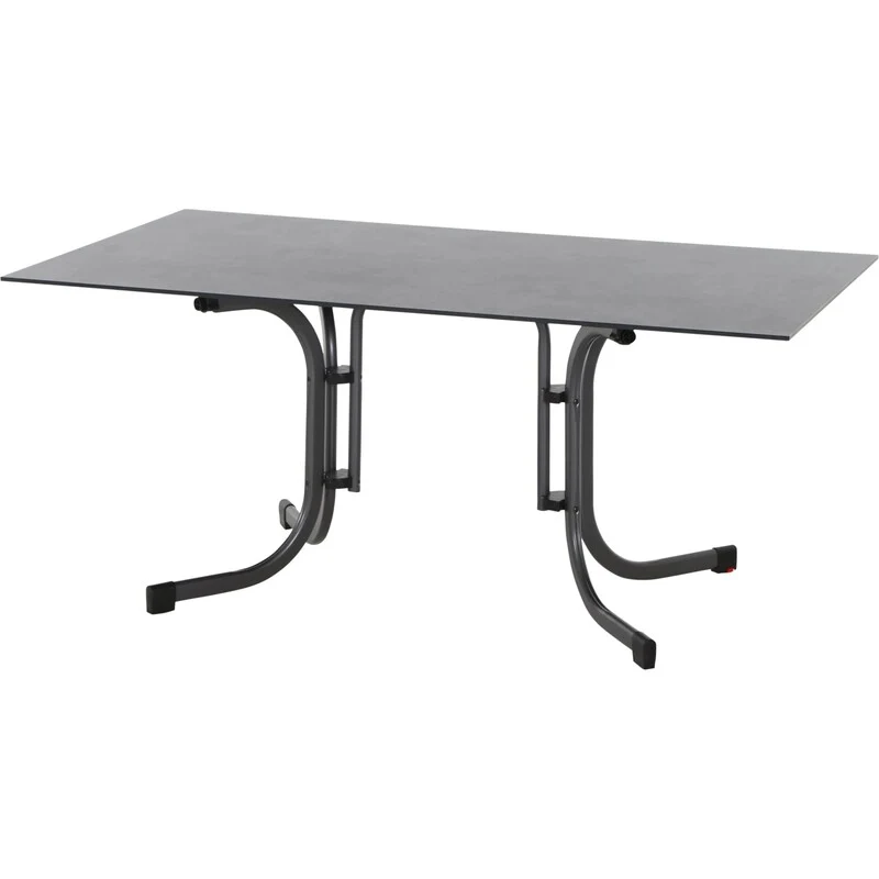 B-Ware Siena Garden Klapptisch Sola Gartenmöbel Klapptisch anthrazit 90x160cm stabil