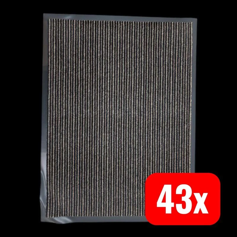 43x B-Ware LUX Otirač Türmatte gestreift Fußmatte Eingangsmatte 80x60cm OBI Sauberkeit