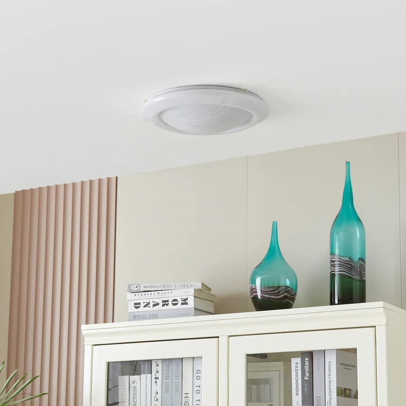 B-Ware Lindby Deckenleuchte LED Lampe Tejask RGBW dimmbar Leuchte Ø41cm weiß