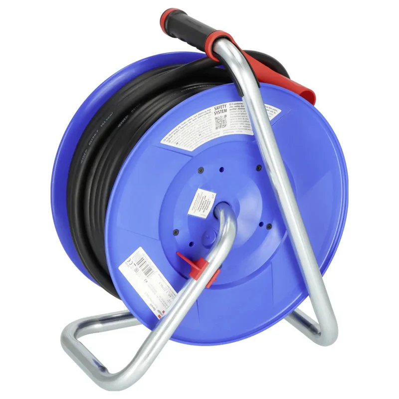 B-Ware Brennenstuhl Kabeltrommel 30m CEE-Stecker 16A 5polig IP44 schwarz Verlängerung
