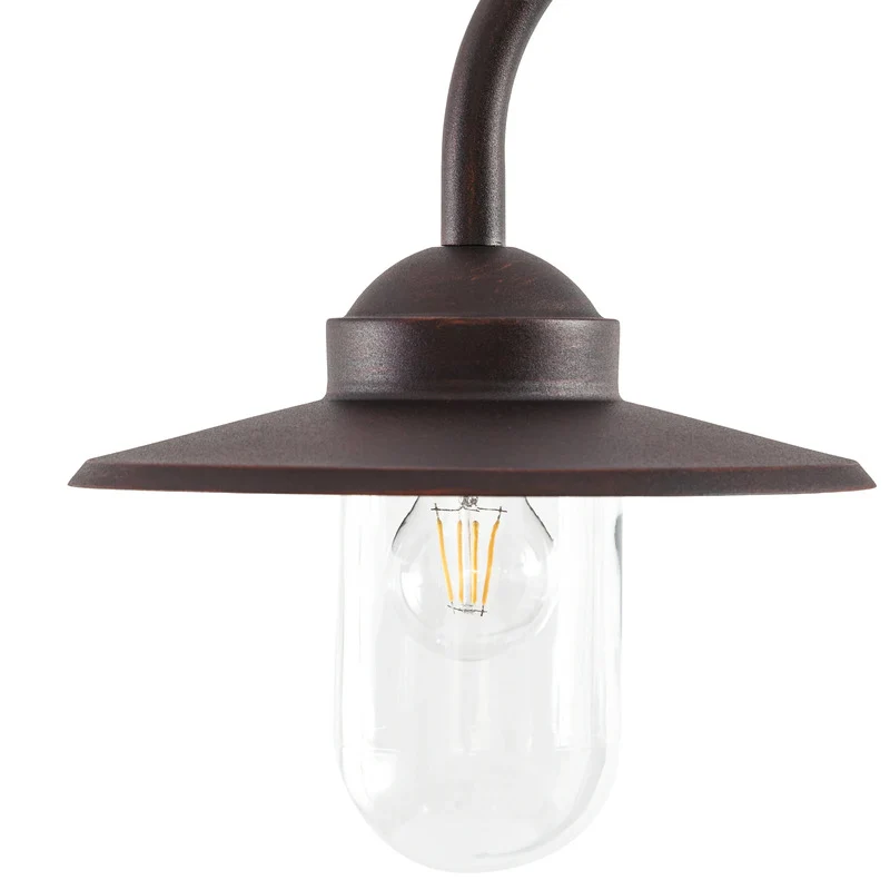 B-Ware Lindby Außenleuchte Gartenleuchte Bilma LED Pollerleuchte rostfarben 220cm IP65