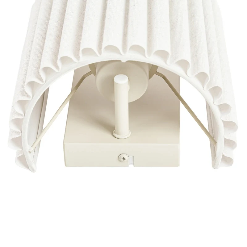 B-Ware Libbie Wandleuchte creme E27 Leuchte Wandlampe Designer 20cm Höhe stilvoll