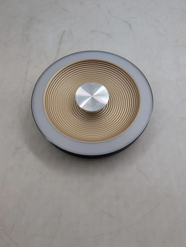 B-Ware Paulmann Deckenleuchte Volea LED dimmbar schwarz gold IP44 Ø32cm Lampe Leuchte