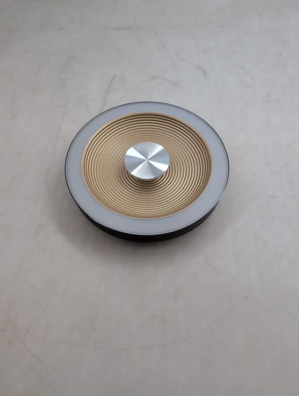 B-Ware Paulmann Deckenleuchte Volea LED dimmbar schwarz gold IP44 Ø32cm Lampe Leuchte