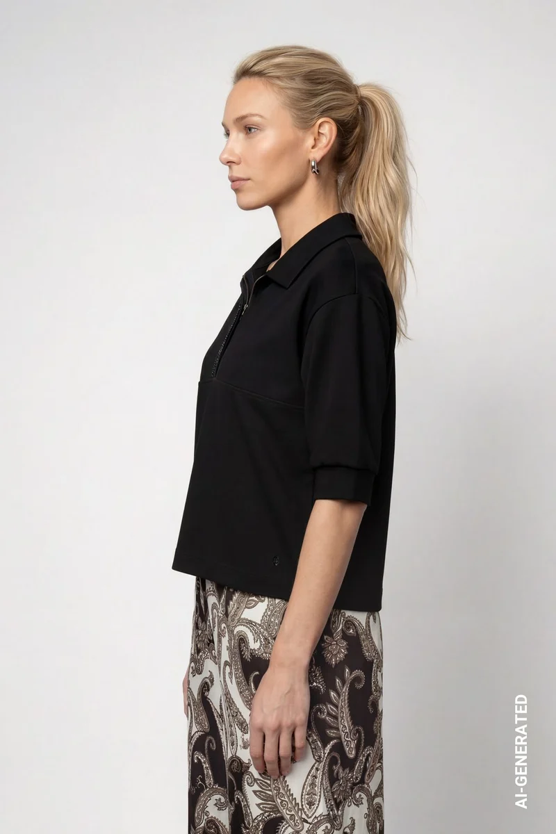 Sweatshirt mit Strasssteinen