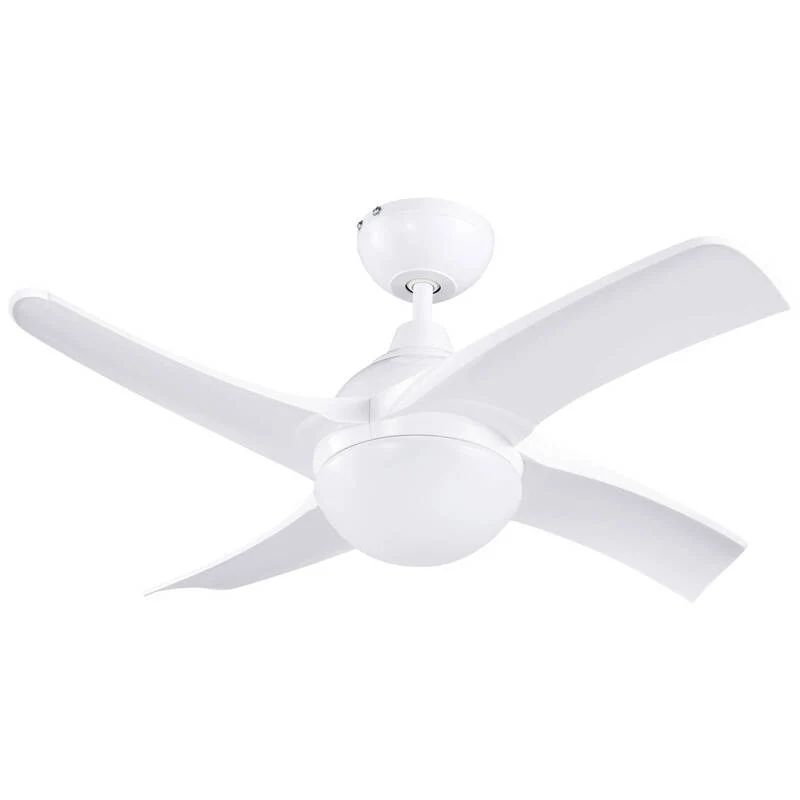 D-Ware Sygonix Deckenventilator Ventilator Timer Fernbedienung Beleuchtung Weiß Ø910mm