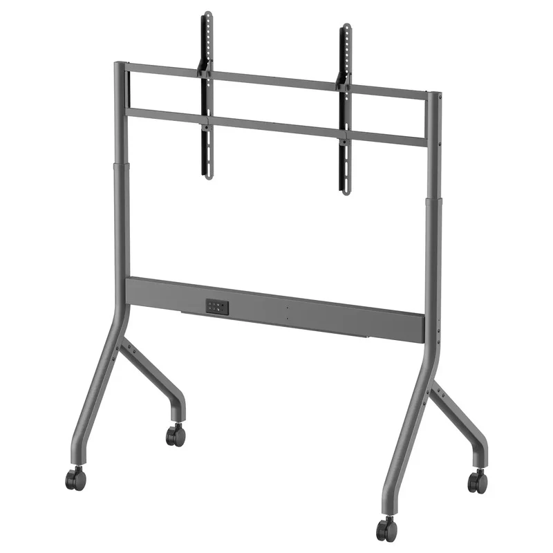 B-Ware SpeaKa Professional TV-Rollwagen Bodenständer elektrisch 152,4-279,4cm grau