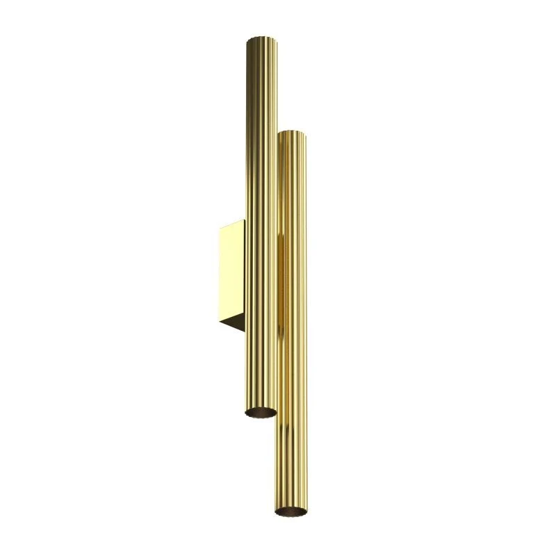 B-Ware MAYTONI Wandleuchte Wandlampe Calipso Golden LED Lampe Akzentbeleuchtung Messing