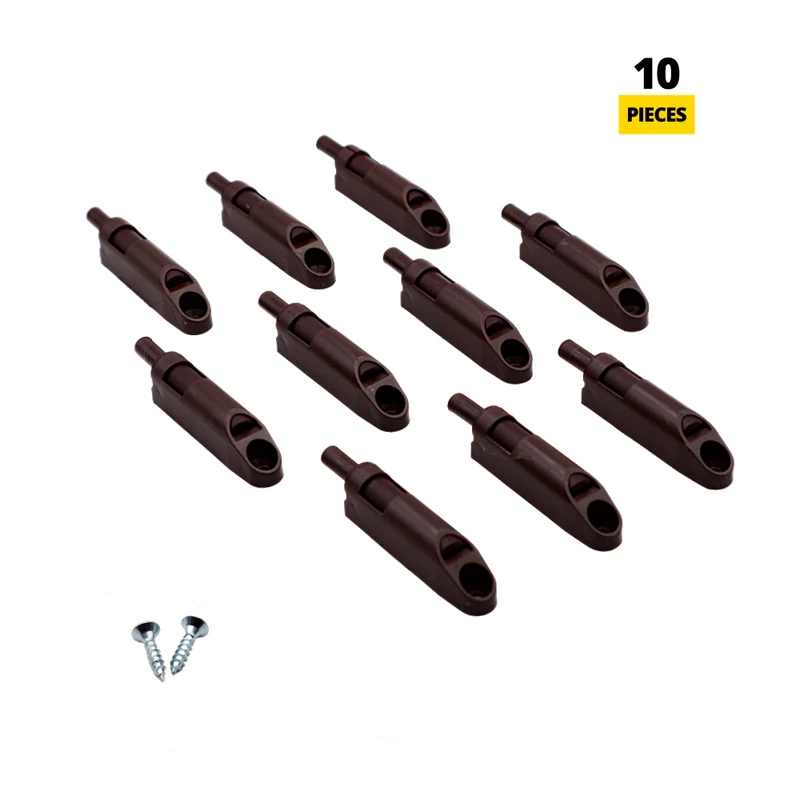 Soft-Close Schranktürdämpfer + Adapter (10 Stück)